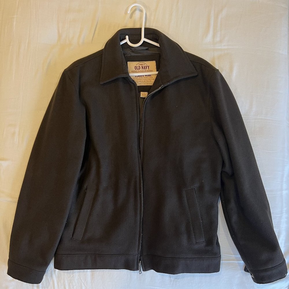 Brown Old Navy Wool Bomber